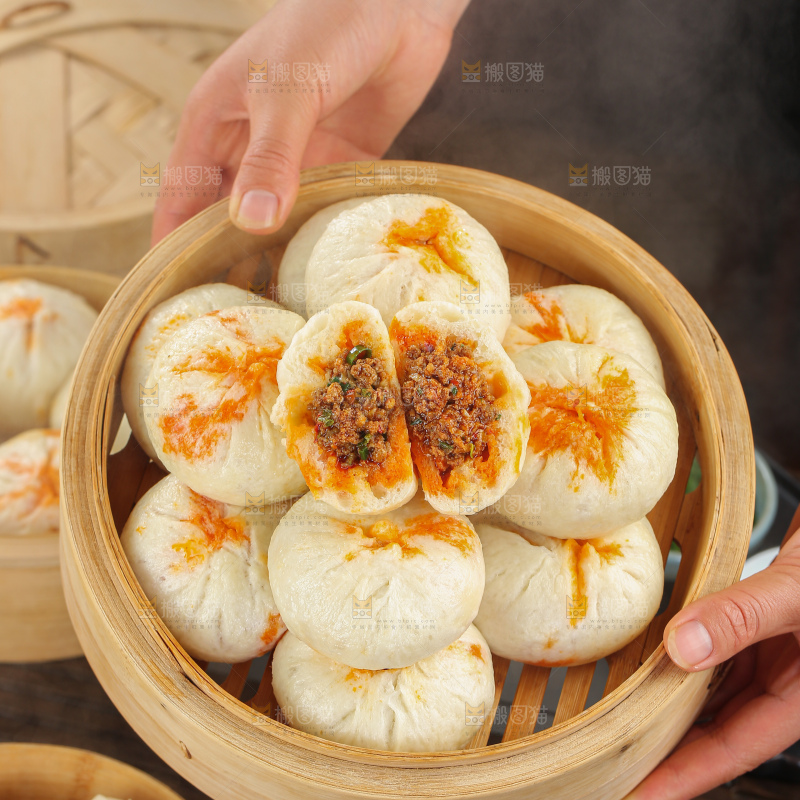 红油牛肉包