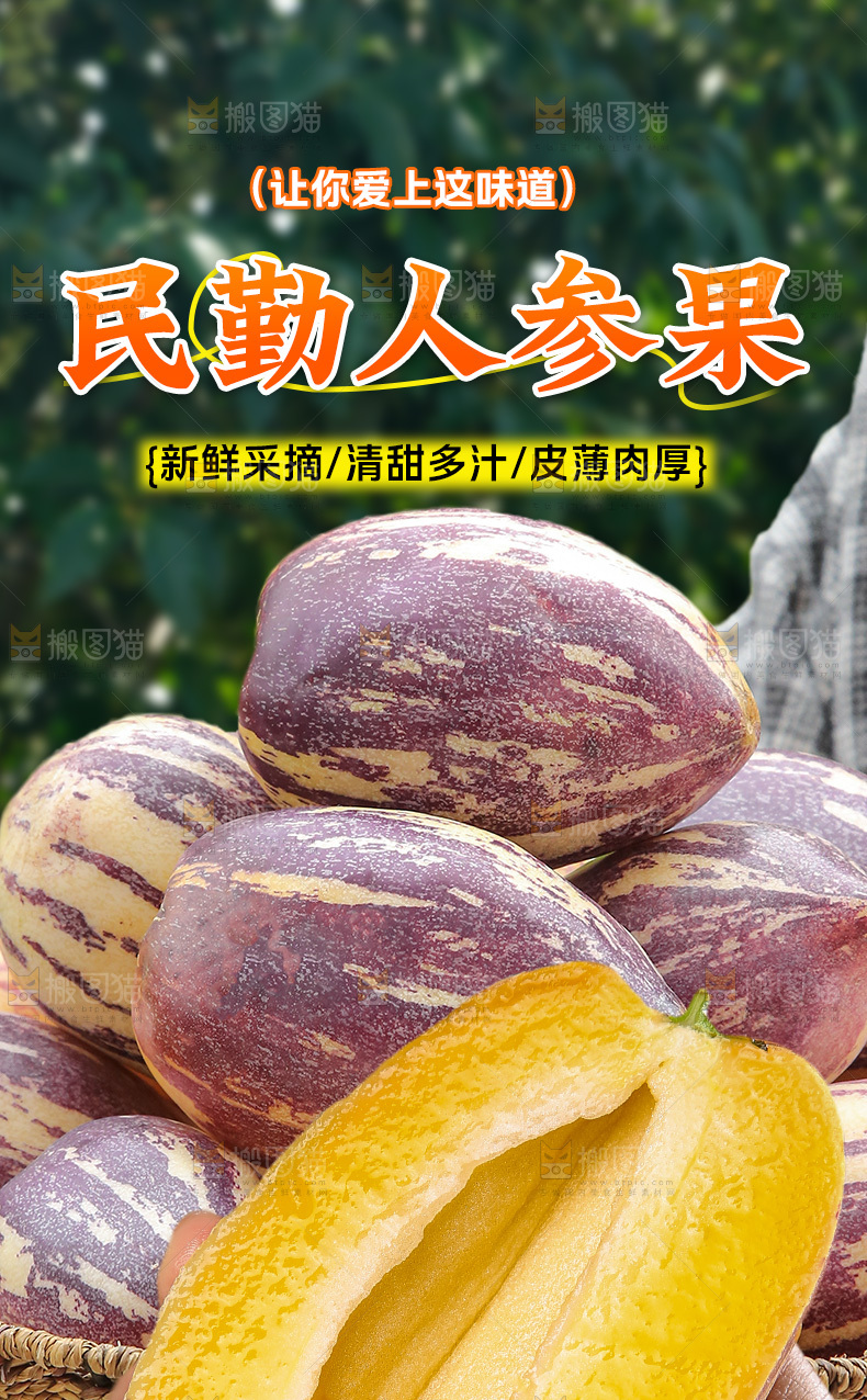 民勤人参果详情页