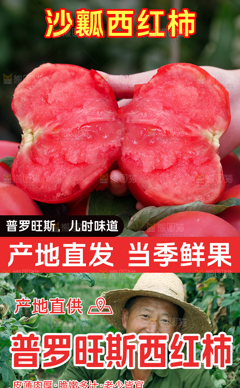 沙瓤西红柿普详情页