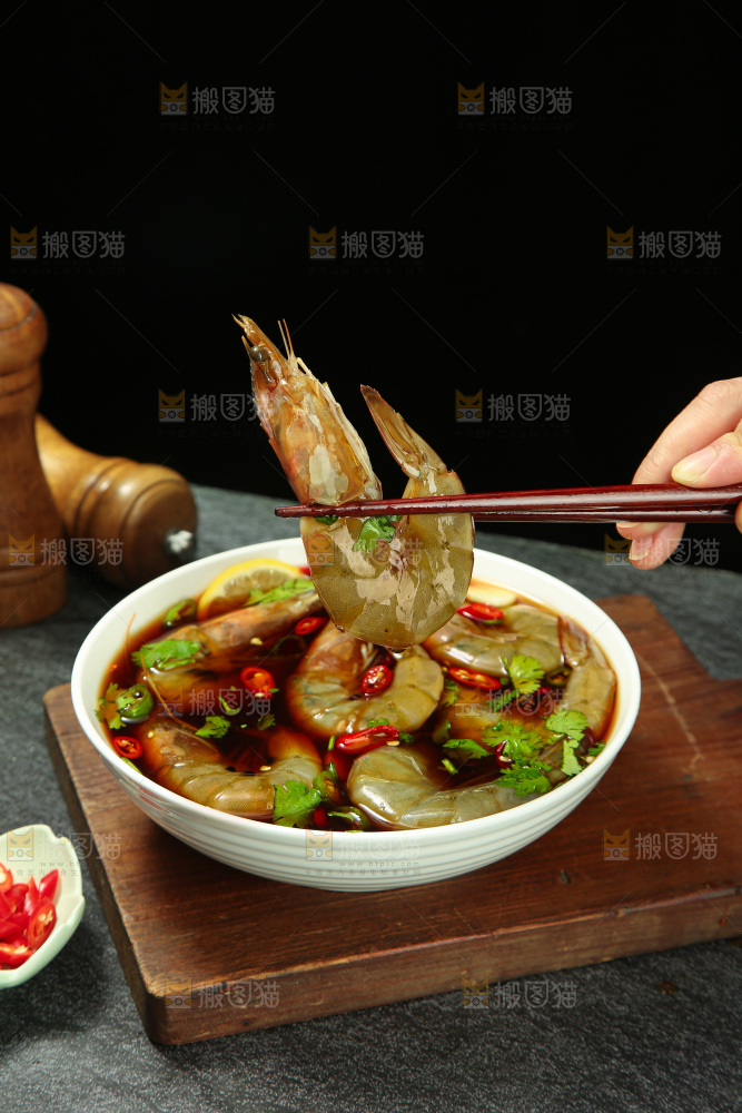生腌虾