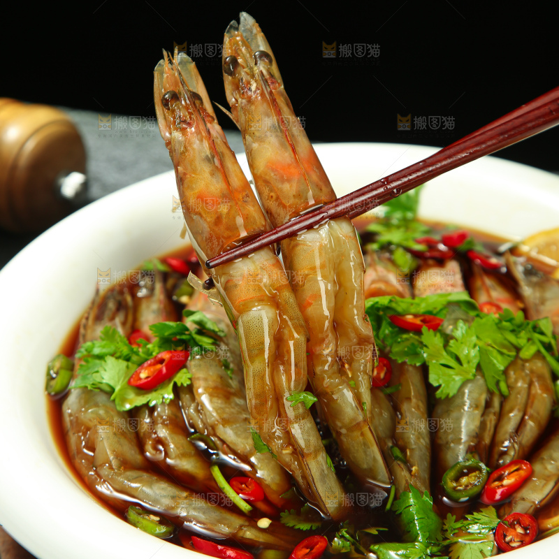 生腌虾