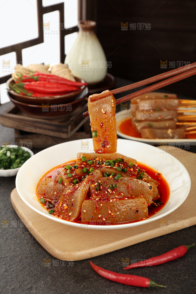 凉拌魔芋豆腐