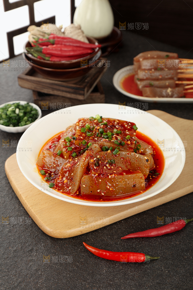 凉拌魔芋豆腐