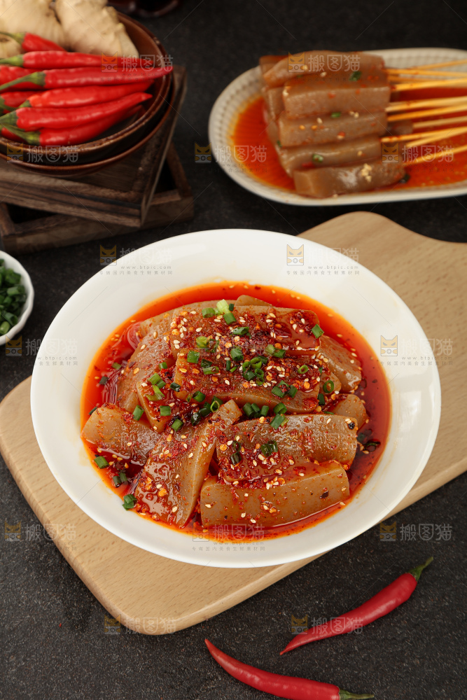 凉拌魔芋豆腐