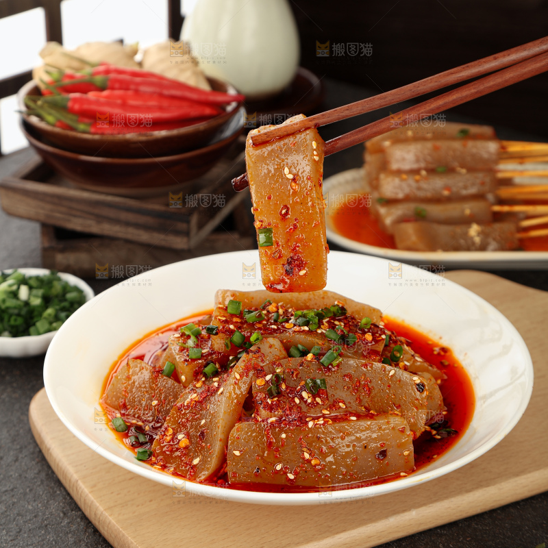 凉拌魔芋豆腐