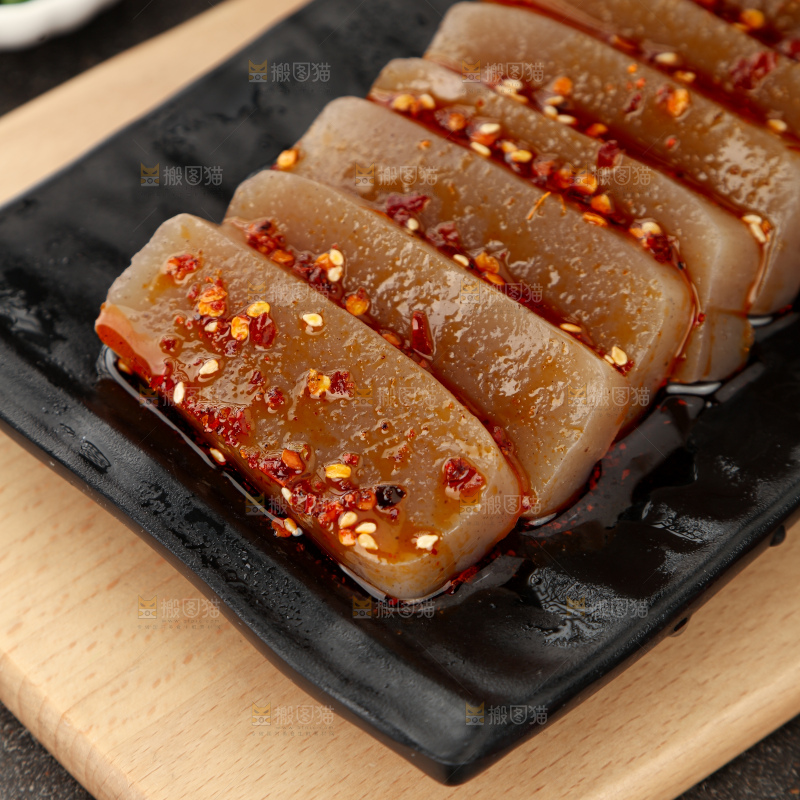 凉拌魔芋豆腐