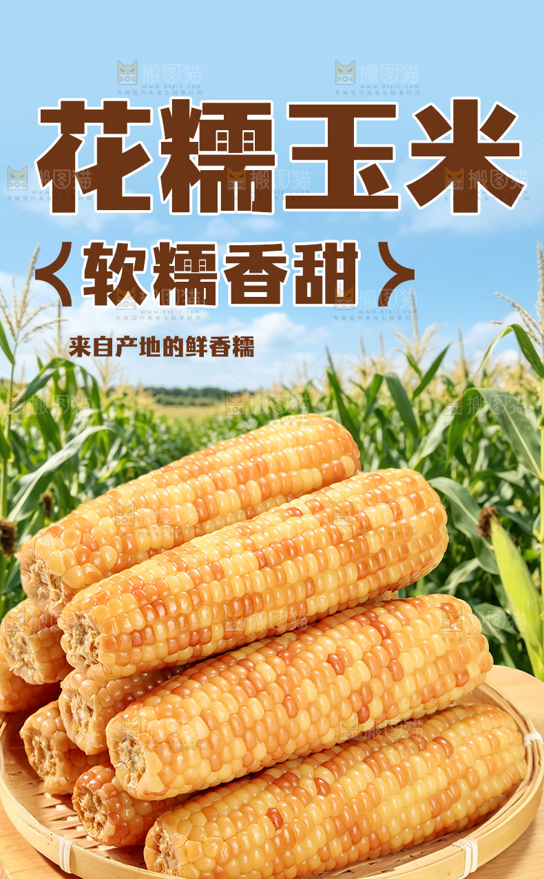 花糯玉米详情页